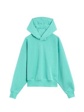 Y-3 YOHJI YAMAMOTO Aqua French Terry Hoodie Sweatshirt Size M NEW NWT